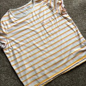 Old Navy Striped Boyfriend Tee